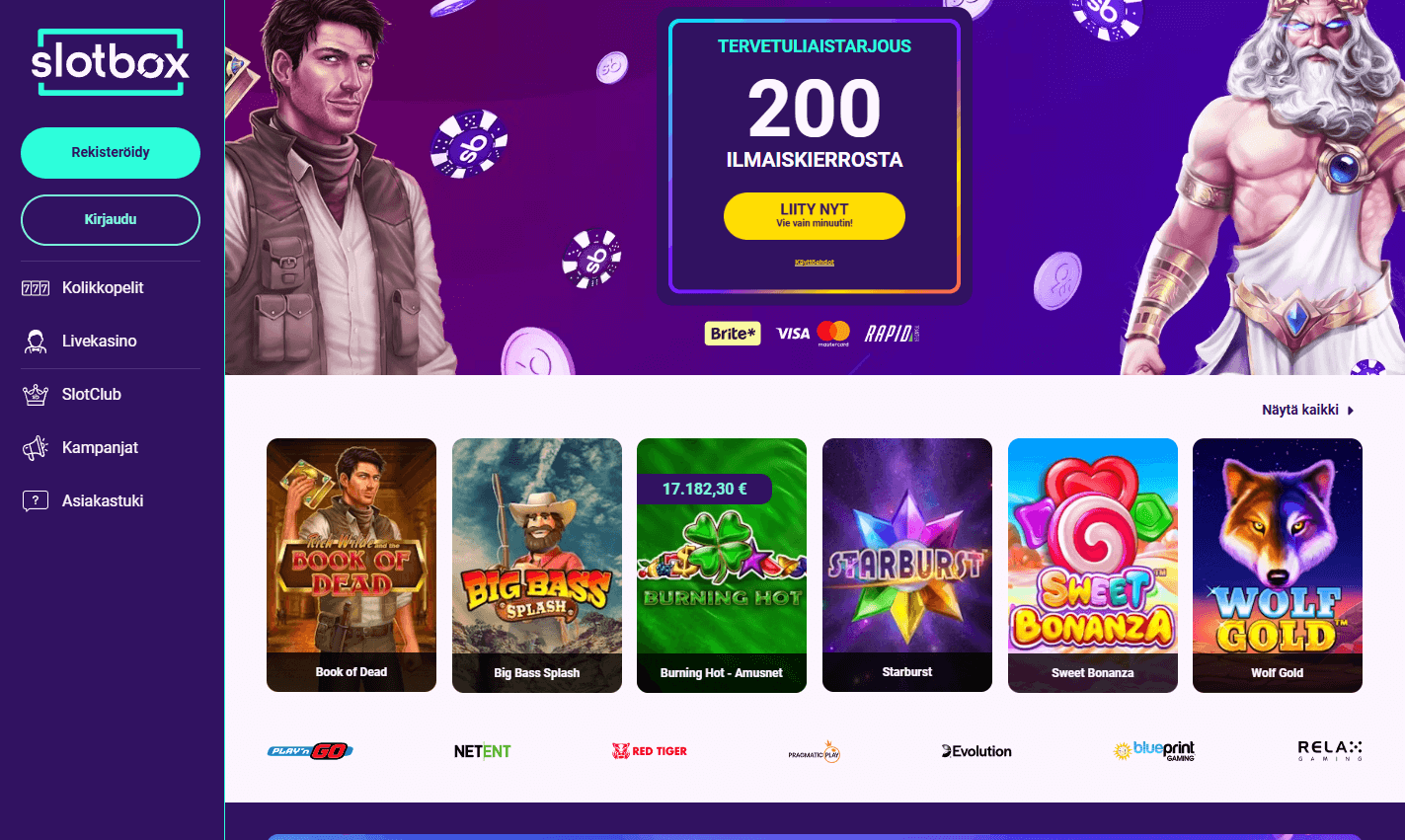 Slotbox casino arvostelu